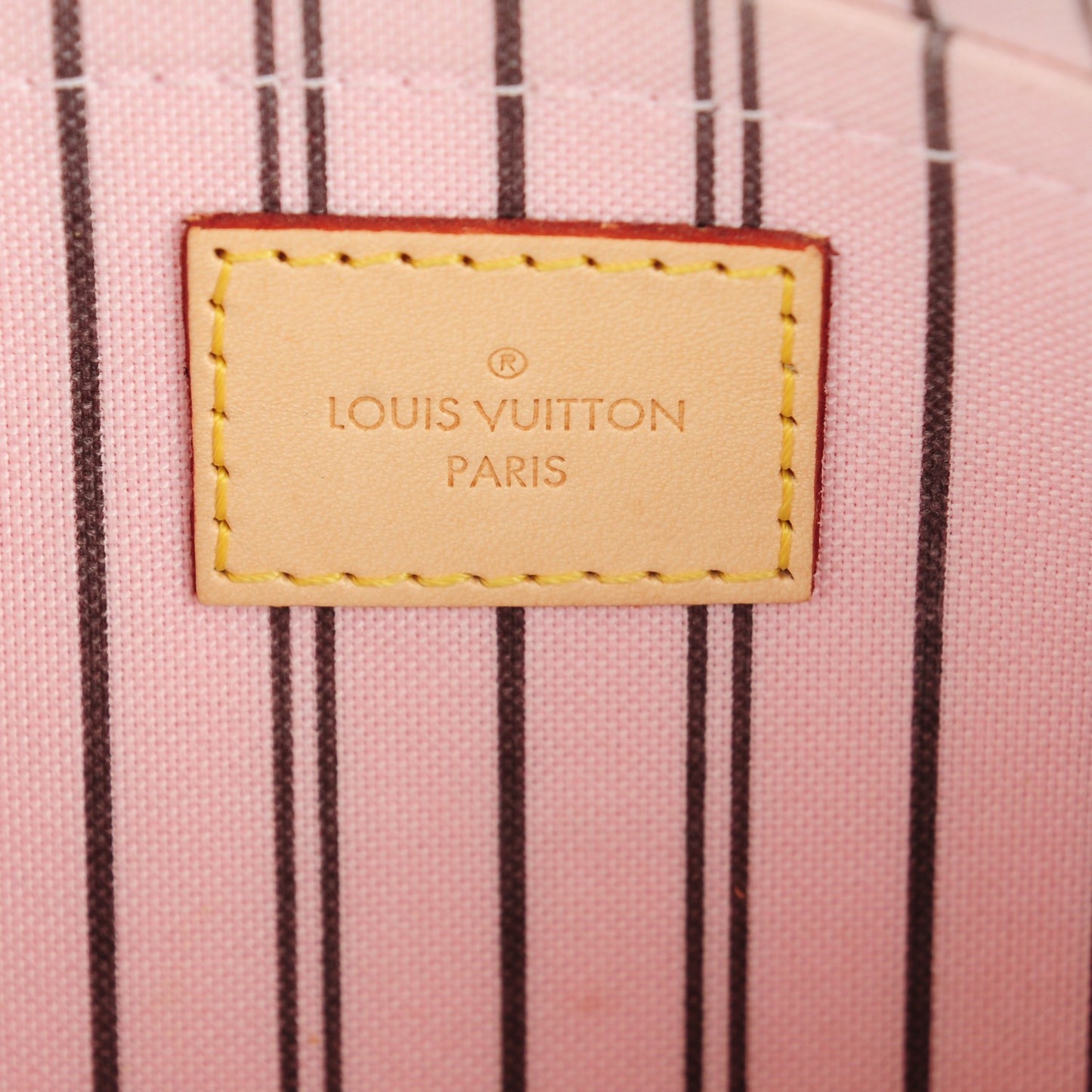 Monogram Neverfull MM GM Pochette Rose Ballerine