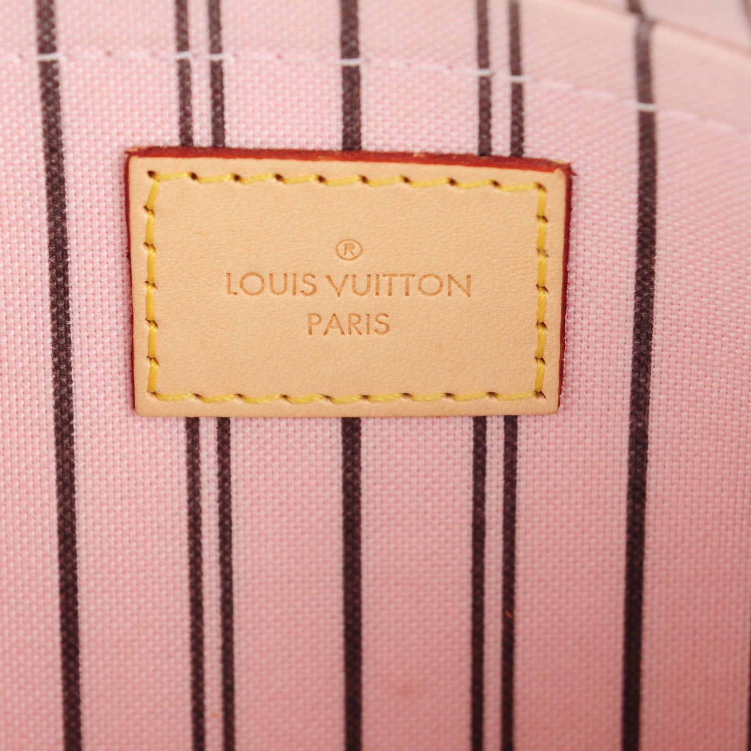 Louis Vuitton Monogram Neverfull MM GM Pochette Rose Ballerine 6 of 7