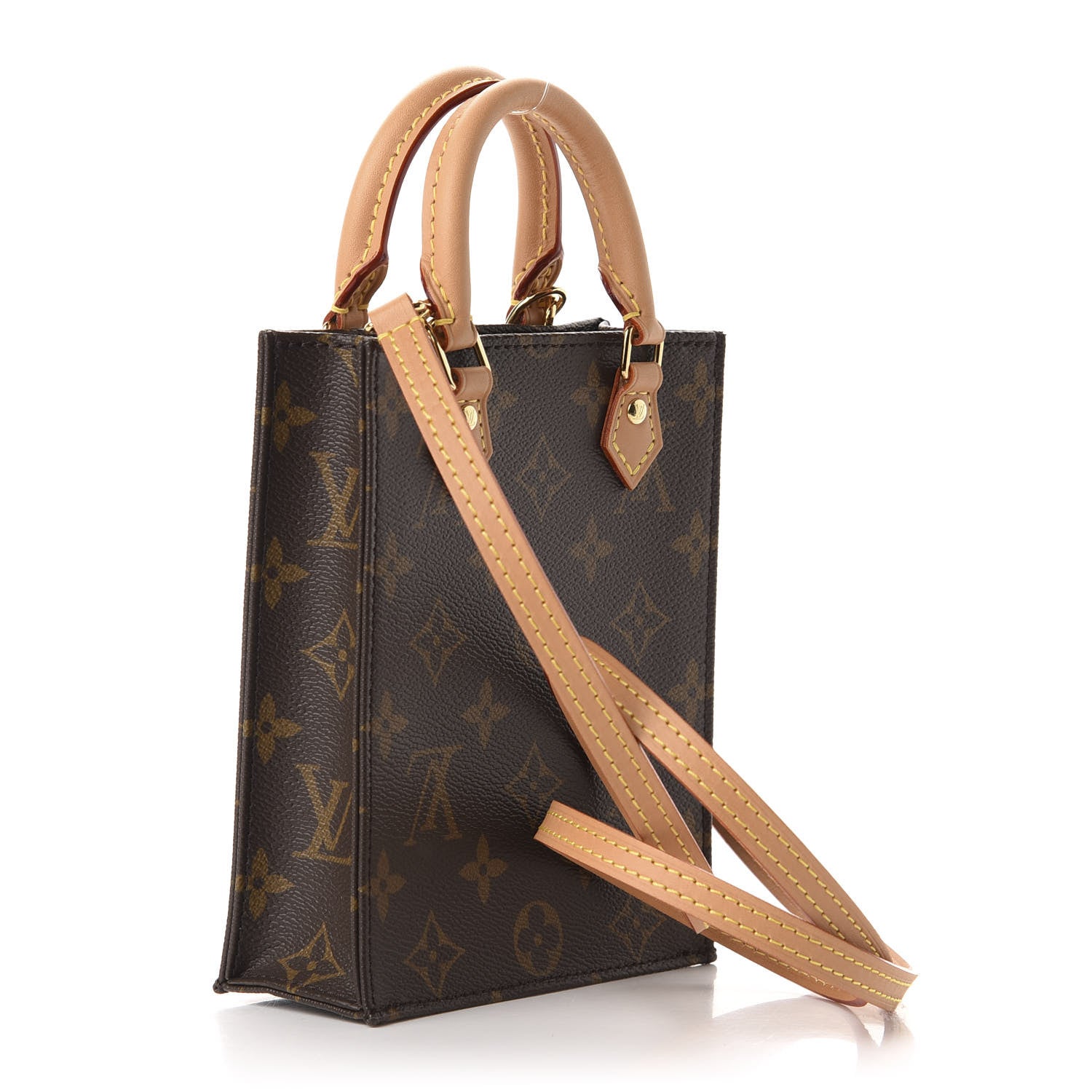 Louis Vuitton Monogram Petit Sac Plat 3 of 10