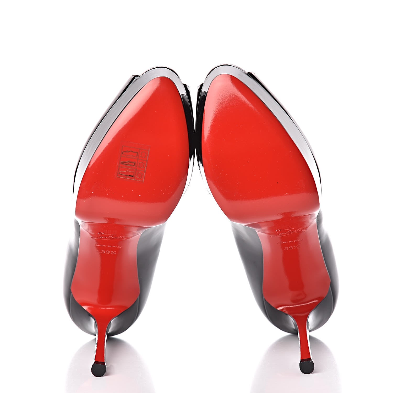 Christian Louboutin Patent New Very Prive 120 Pumps 39.5 Black 5 of 7