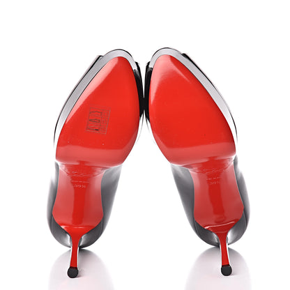 Christian Louboutin Patent New Very Prive 120 Pumps 39.5 Black 5 of 7
