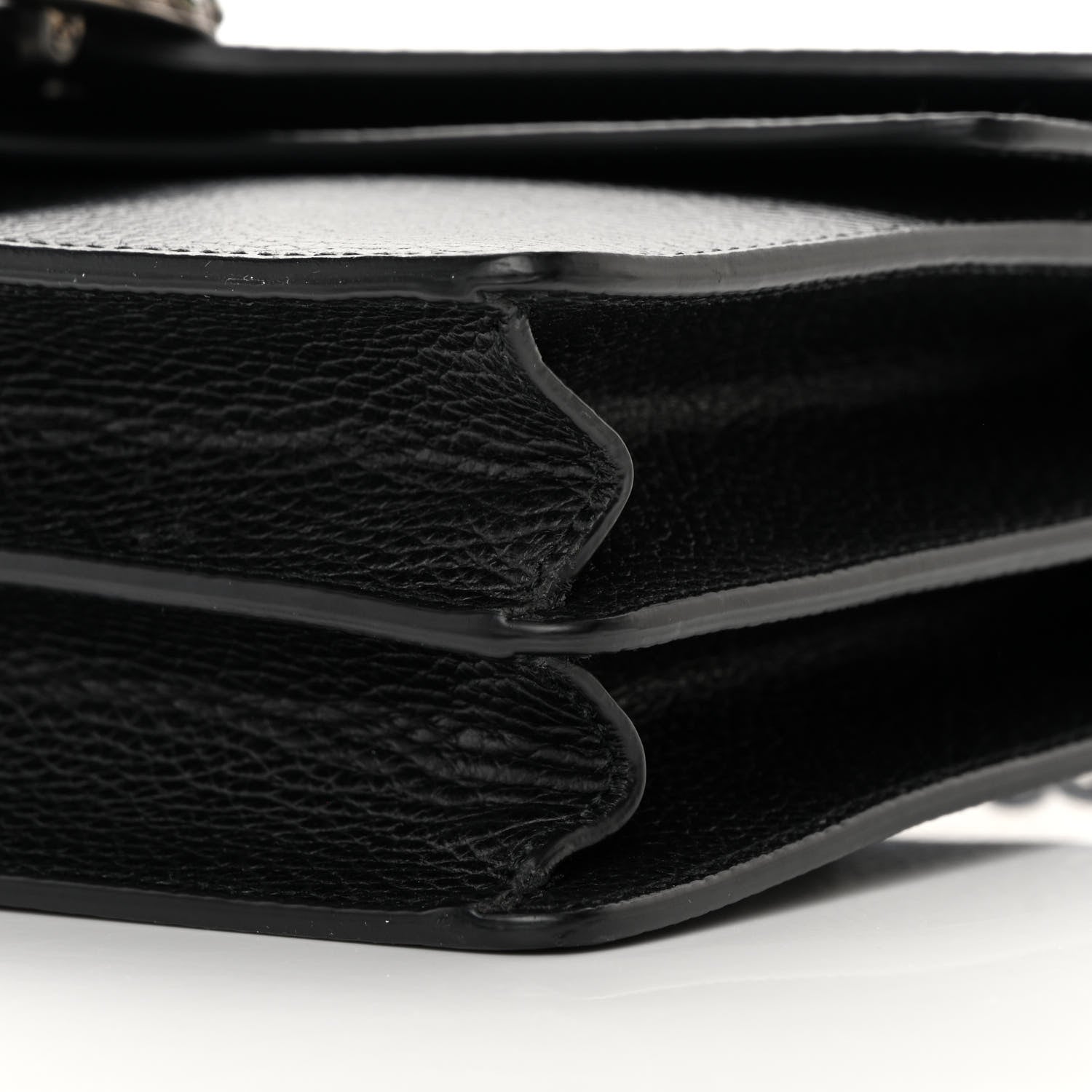 Gucci Pebbled Calfskin Small Dionysus Shoulder Bag Black 10 of 16