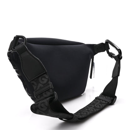 Dolce & Gabbana Neoprene Millennials Logo Waist Bag Black White 3 of 8