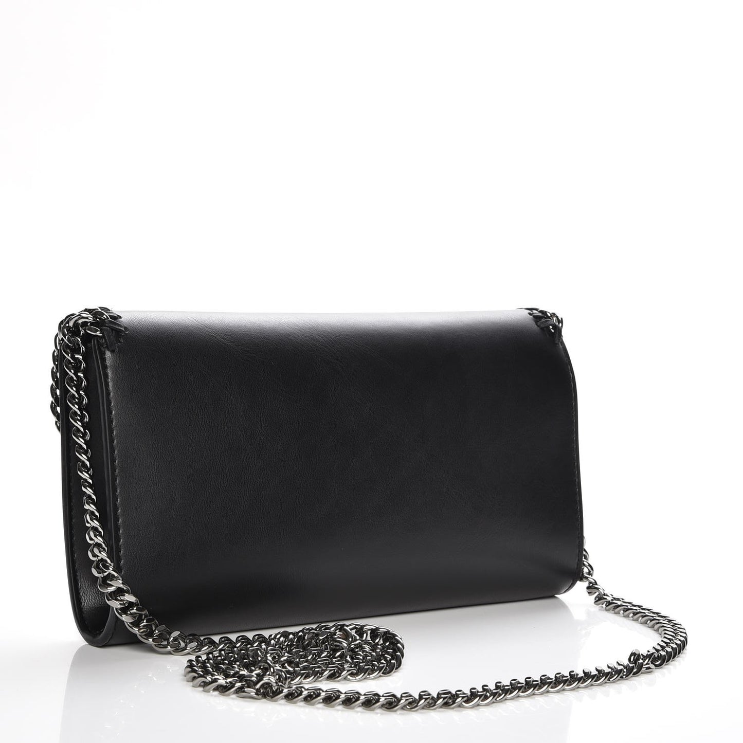 Eco Alter Nappa Falabella Clutch with Chain Bag Black