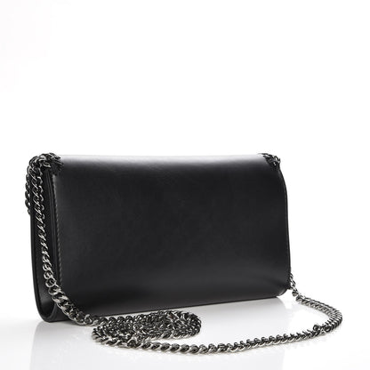 Stella McCartney Eco Alter Nappa Falabella Clutch with Chain Bag Black 3 of 7