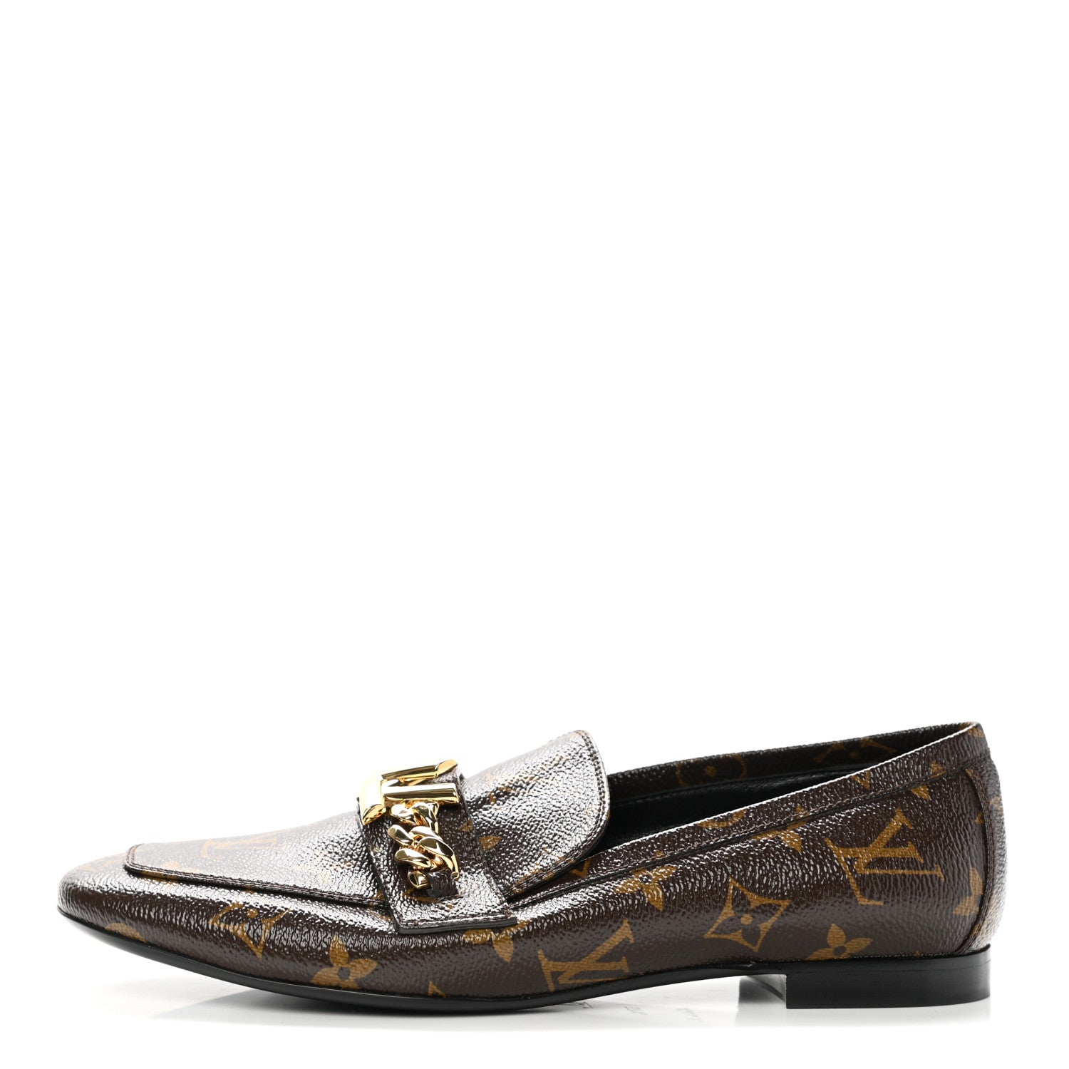 Louis Vuitton Monogram Upper Case Flat Loafer 37.5 1 of 9