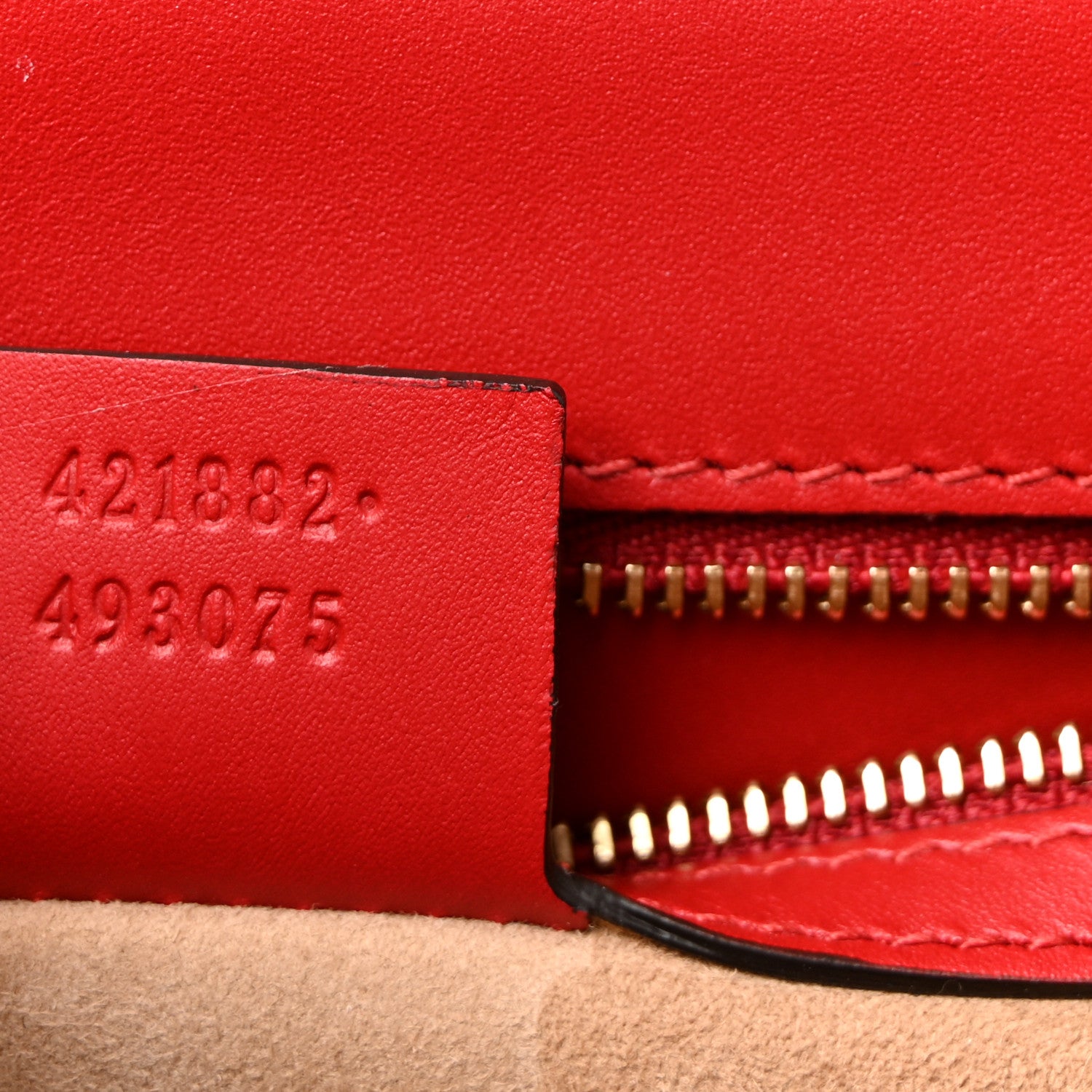 Gucci Calfskin Small Sylvie Shoulder Bag Hibiscus Red 7 of 10