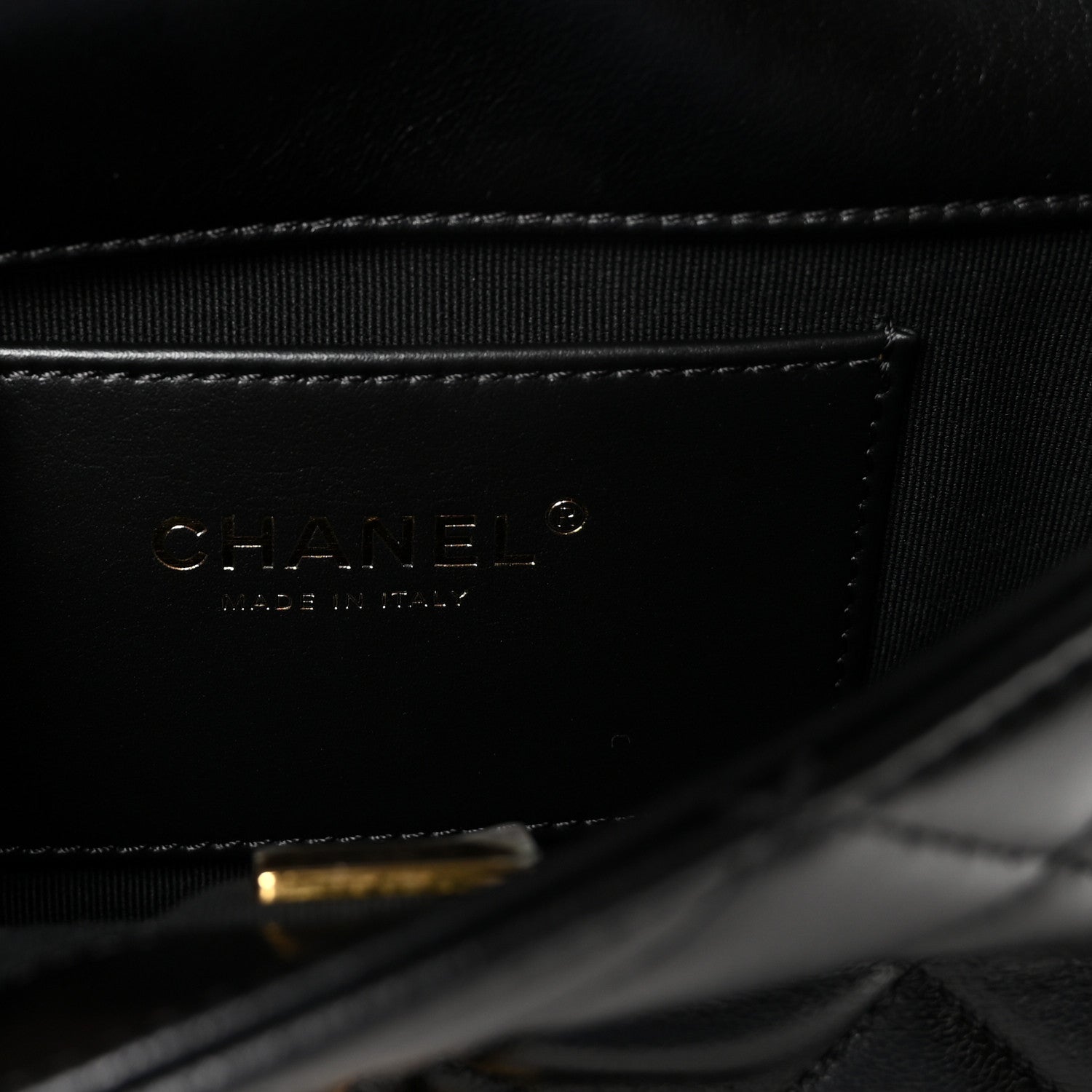 Chanel Lambskin Quilted Braided CC Mini Flap Black 6 of 11