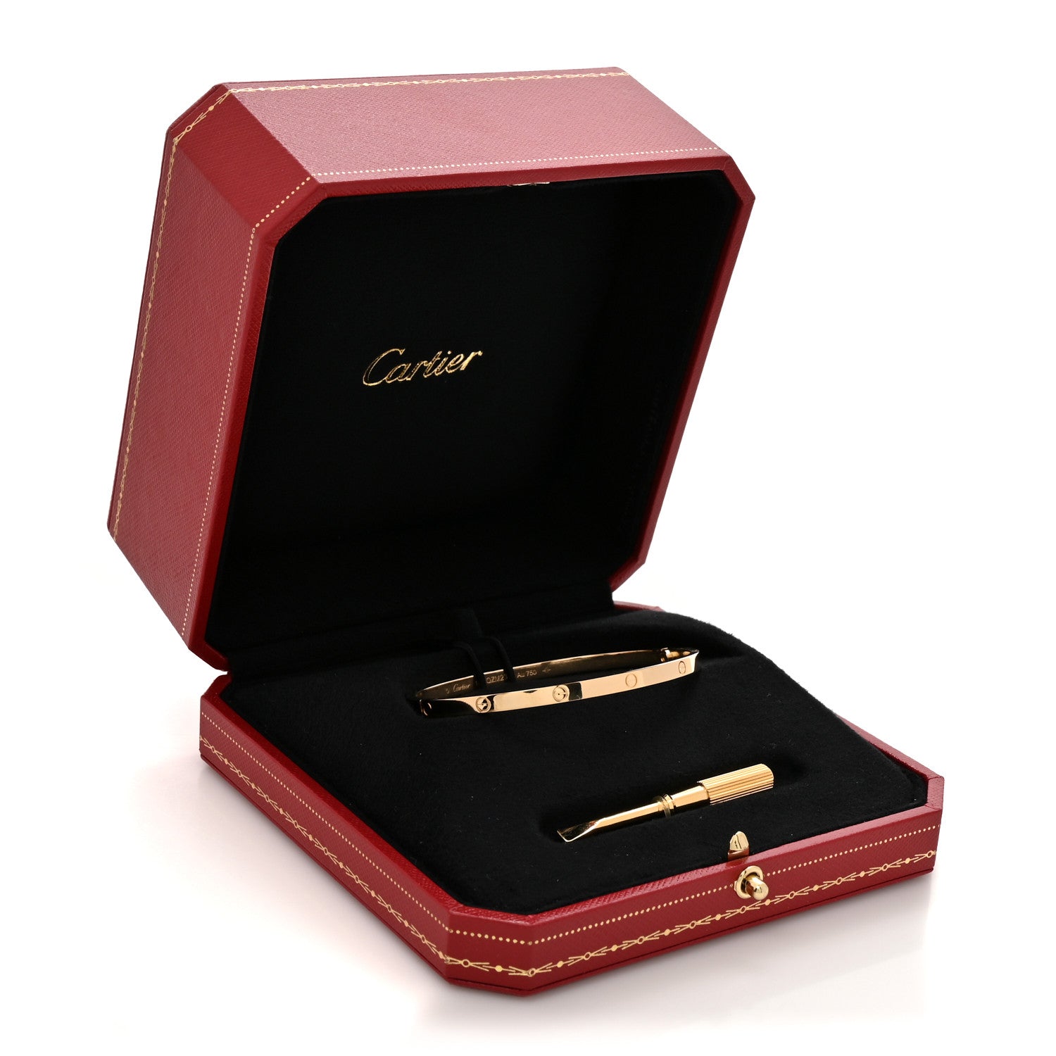 Cartier 18K Yellow Gold Small LOVE Bracelet 18 8 of 8