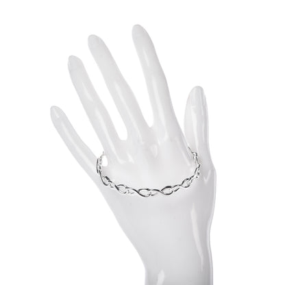 Tiffany Sterling Silver Infinity Bangle Bracelet 2 of 4