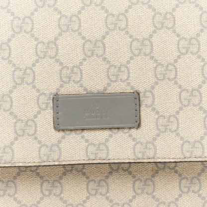 Gucci GG Plus Monogram Messenger Diaper Bag Ecru Grigio 9 of 14