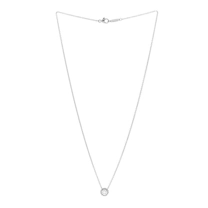 Tiffany Platinum Diamond .41ct Soleste Pendant Necklace 3 of 6