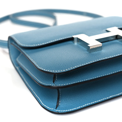 Hermes Epsom Constance 18 New Blue Jean 9 of 10