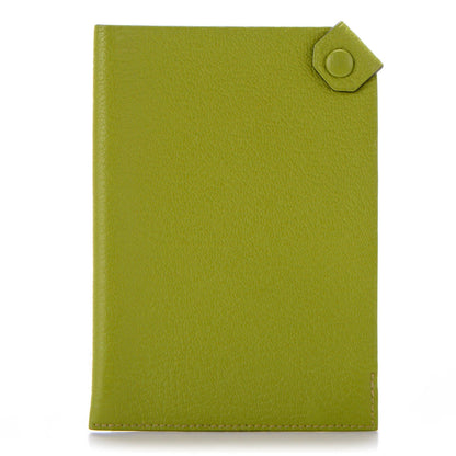 Hermes Chevre Mysore Tarmac PM Passport Holder Vert Anis 1 of 7
