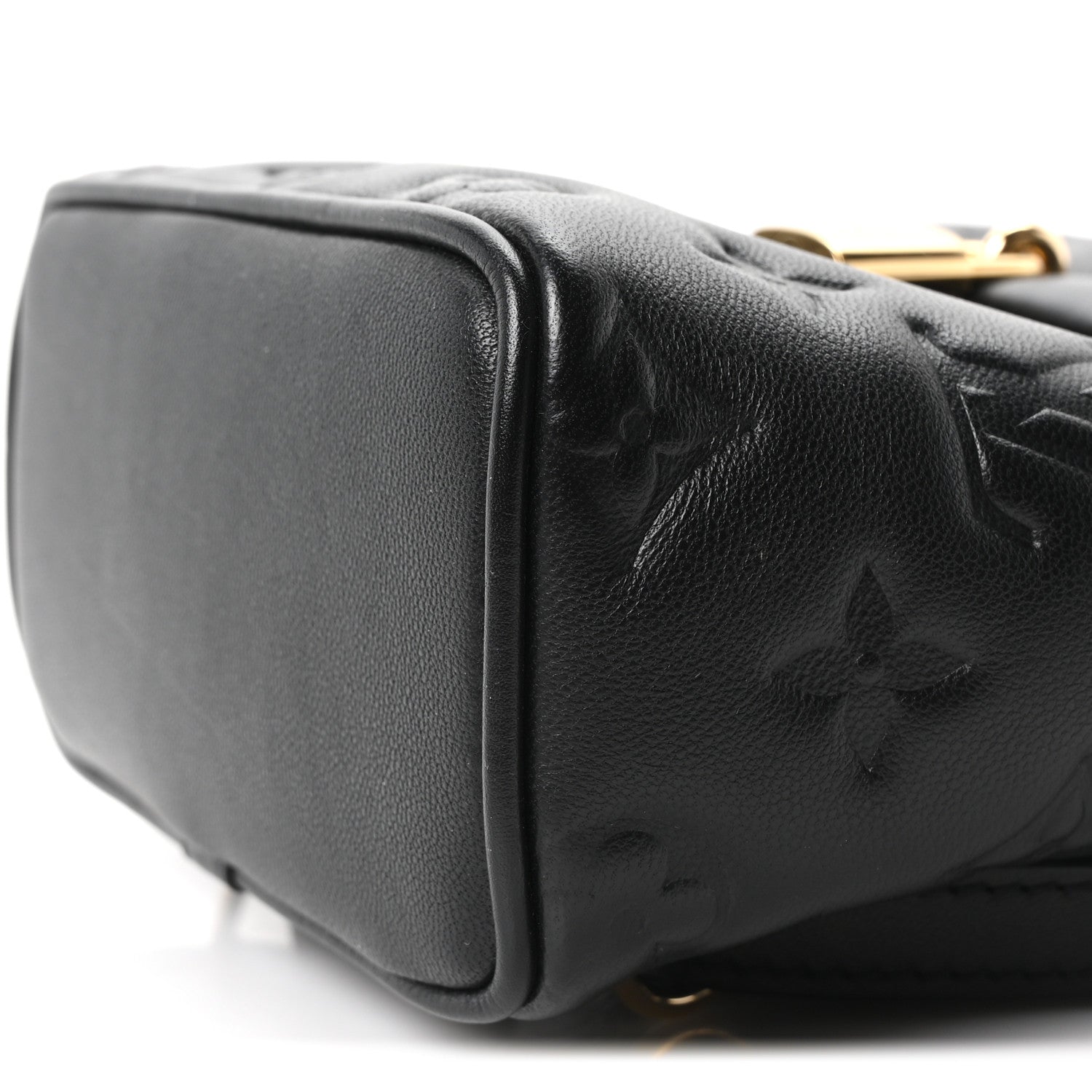 Louis Vuitton Lambskin Embossed Monogram Coussin Mini Backpack Black 9 of 9
