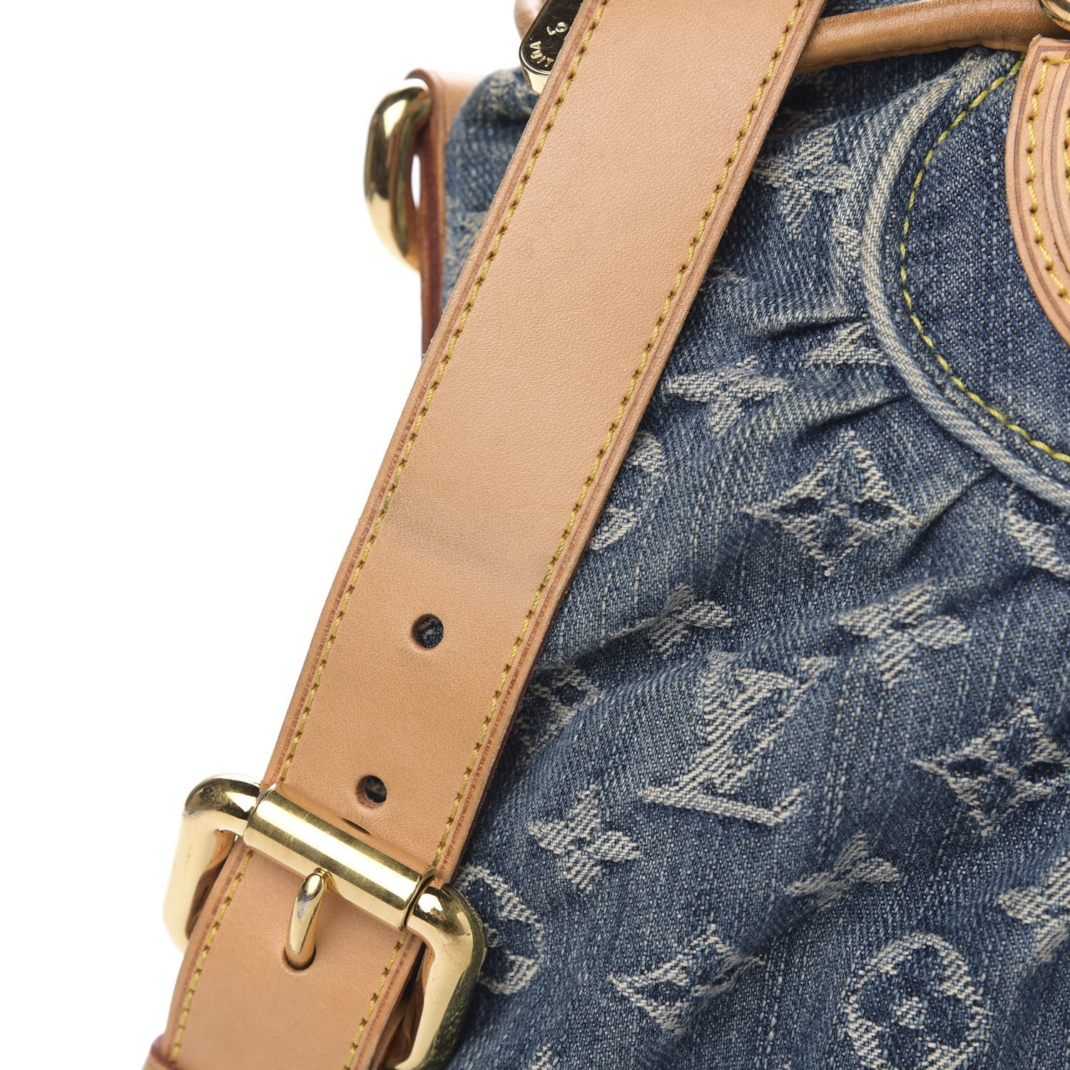 Louis Vuitton Denim Neo Cabby MM Blue 17 of 18