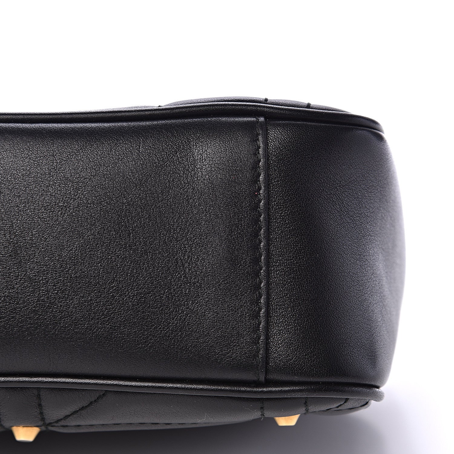 Gucci Calfskin Matelasse Studded Small Pearly GG Marmont Shoulder Bag Black 10 of 12