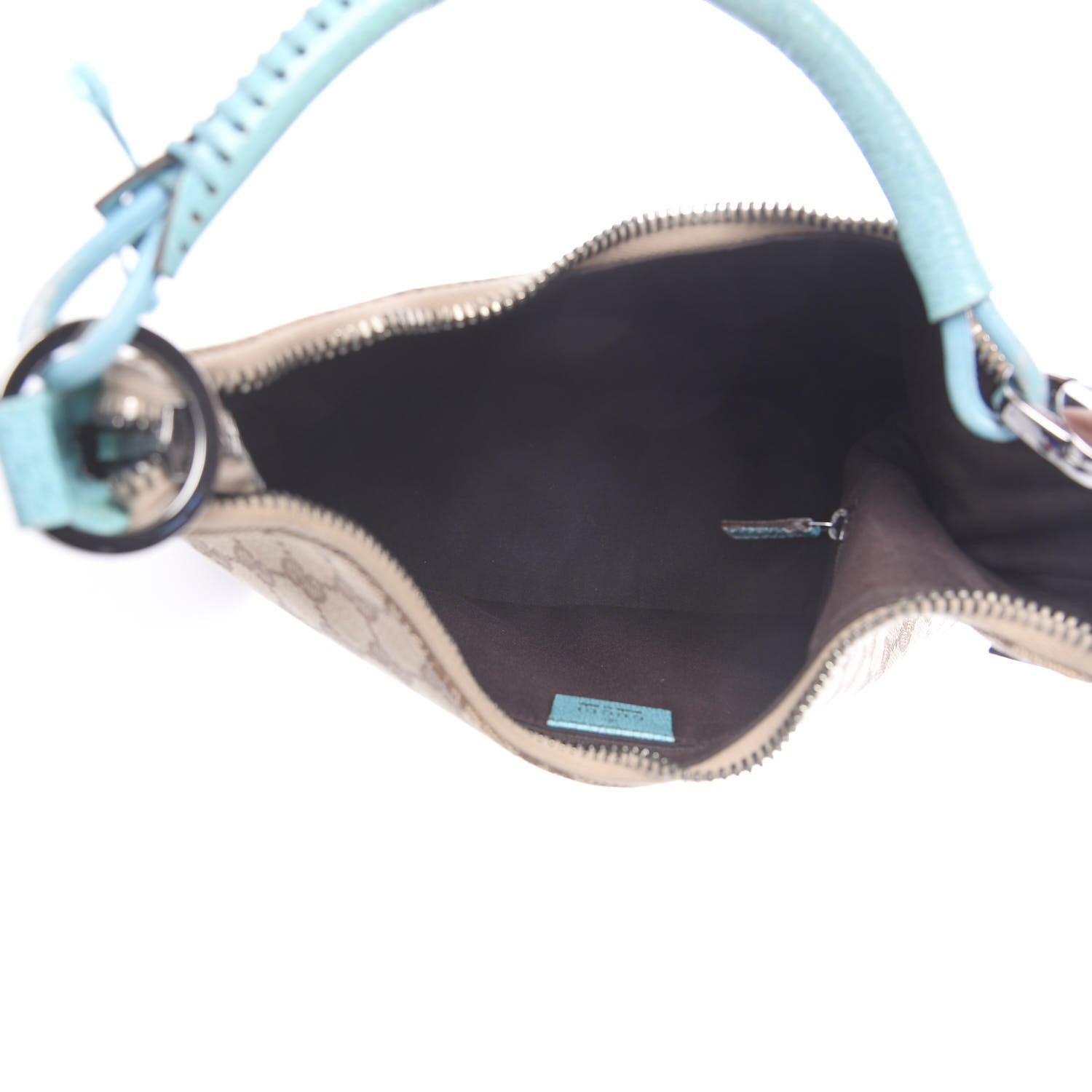 Gucci Monogram Shoulder Bag Turquoise 5 of 10