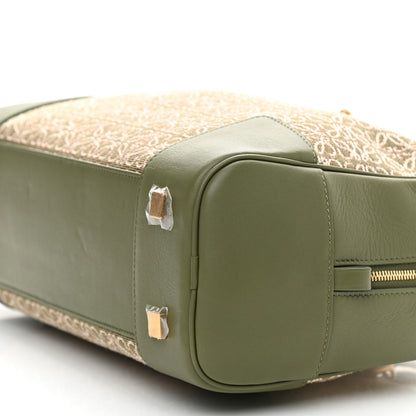 Loewe Jacquard Anagram Calfskin Amazona 28 Avocado Green 8 of 8