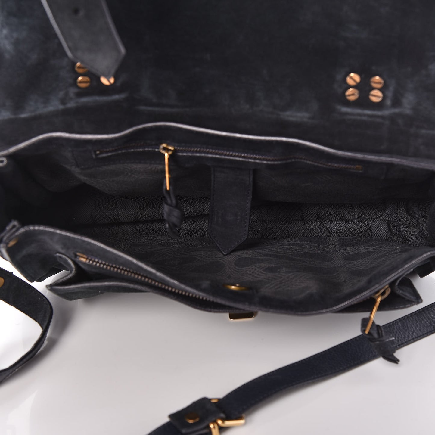 Suede Medium PS1 Satchel Navy