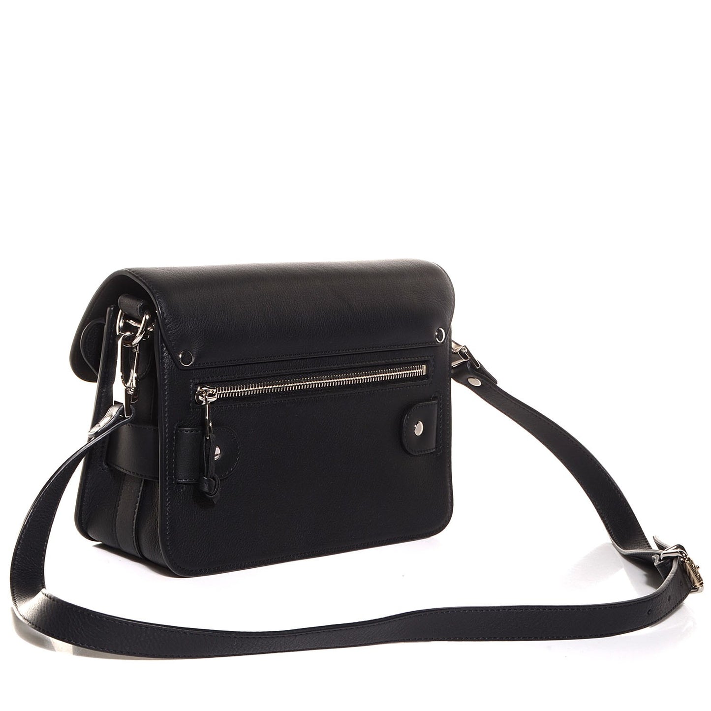 Calfskin PS11 Mini Classic Shoulder Bag Black