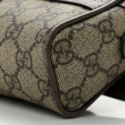 Gucci GG Supreme Monogram Web Small Ophidia Belt Bag 95 38 Dark Brown 10 of 10