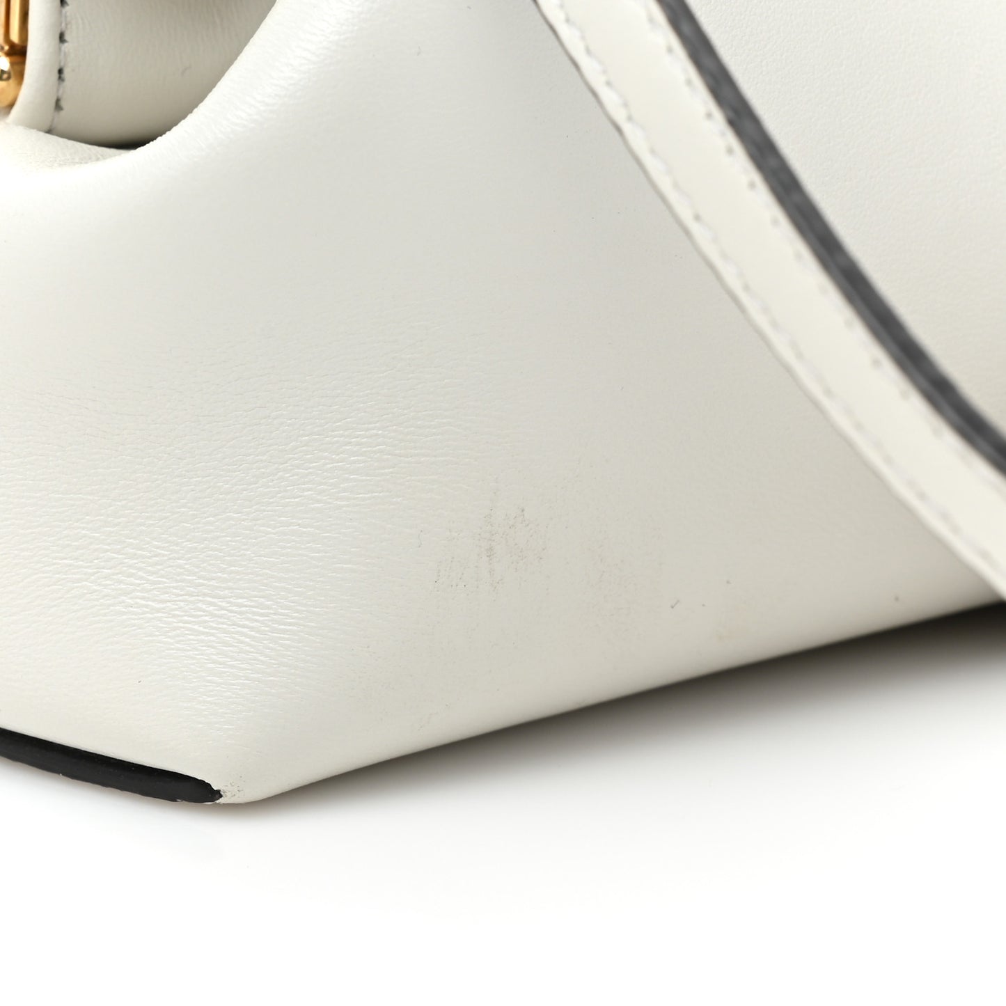 Shiny Nappa Snakeskin Small Fendi First White Roccia