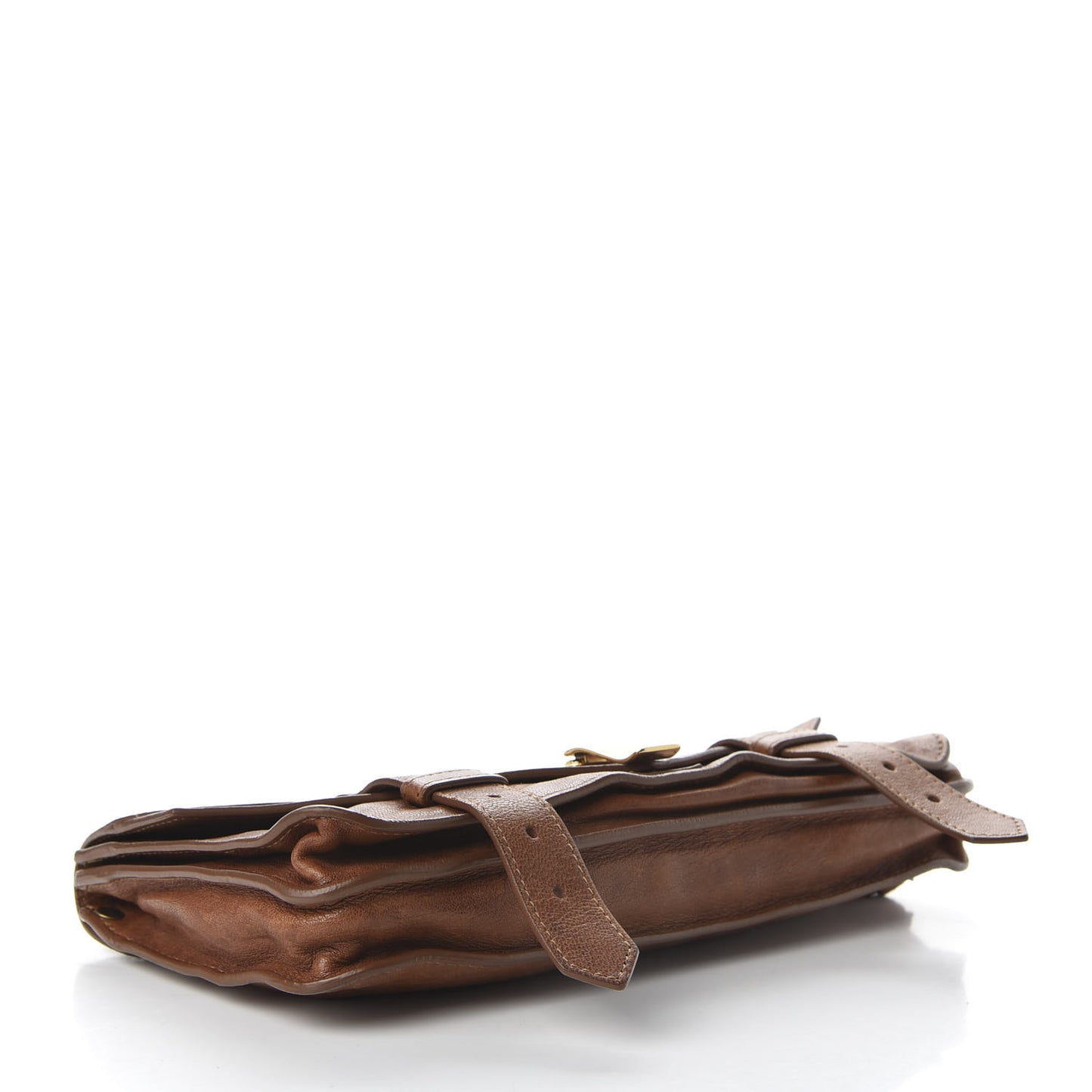 Lambskin PS1 Pochette Clutch Saddle