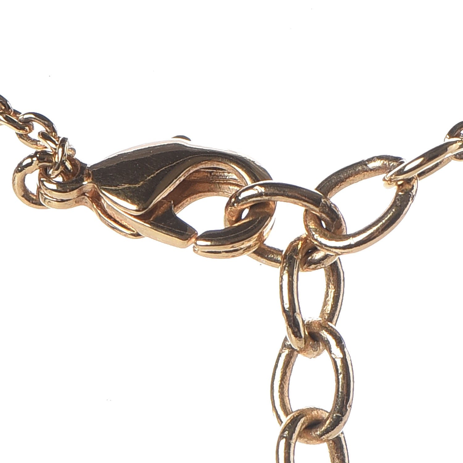 Louis Vuitton LV And Me Hashtag Necklace Gold 8 of 8