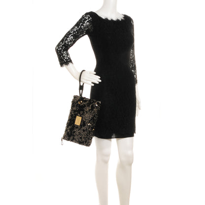 Louis Vuitton Sequin Pochette Rococo Black 2 of 7