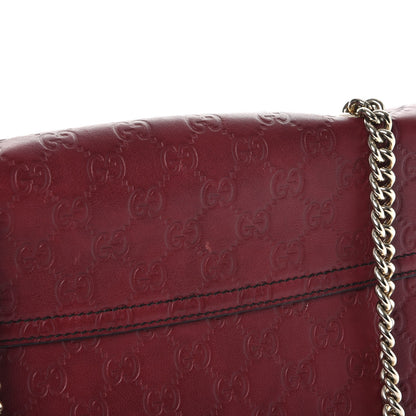Gucci Soft Guccissima Medium Emily Chain Shoulder Bag Classic Ruby 11 of 12