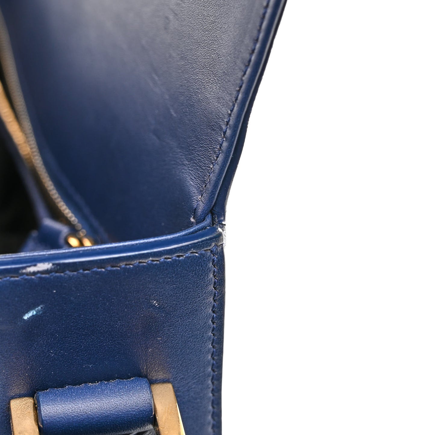 Smooth Calfskin Medium Classic Monogram Universite Bag Deep Marine
