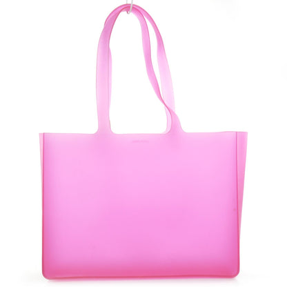 Chanel Jelly Rubber Large Tote Pink 4 of 9