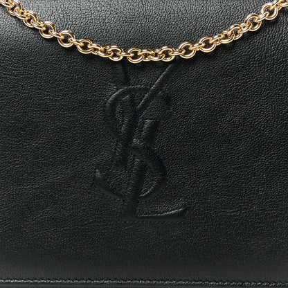 Saint Laurent Calfskin Monogram Belle de Jour Chain Clutch Black 7 of 10