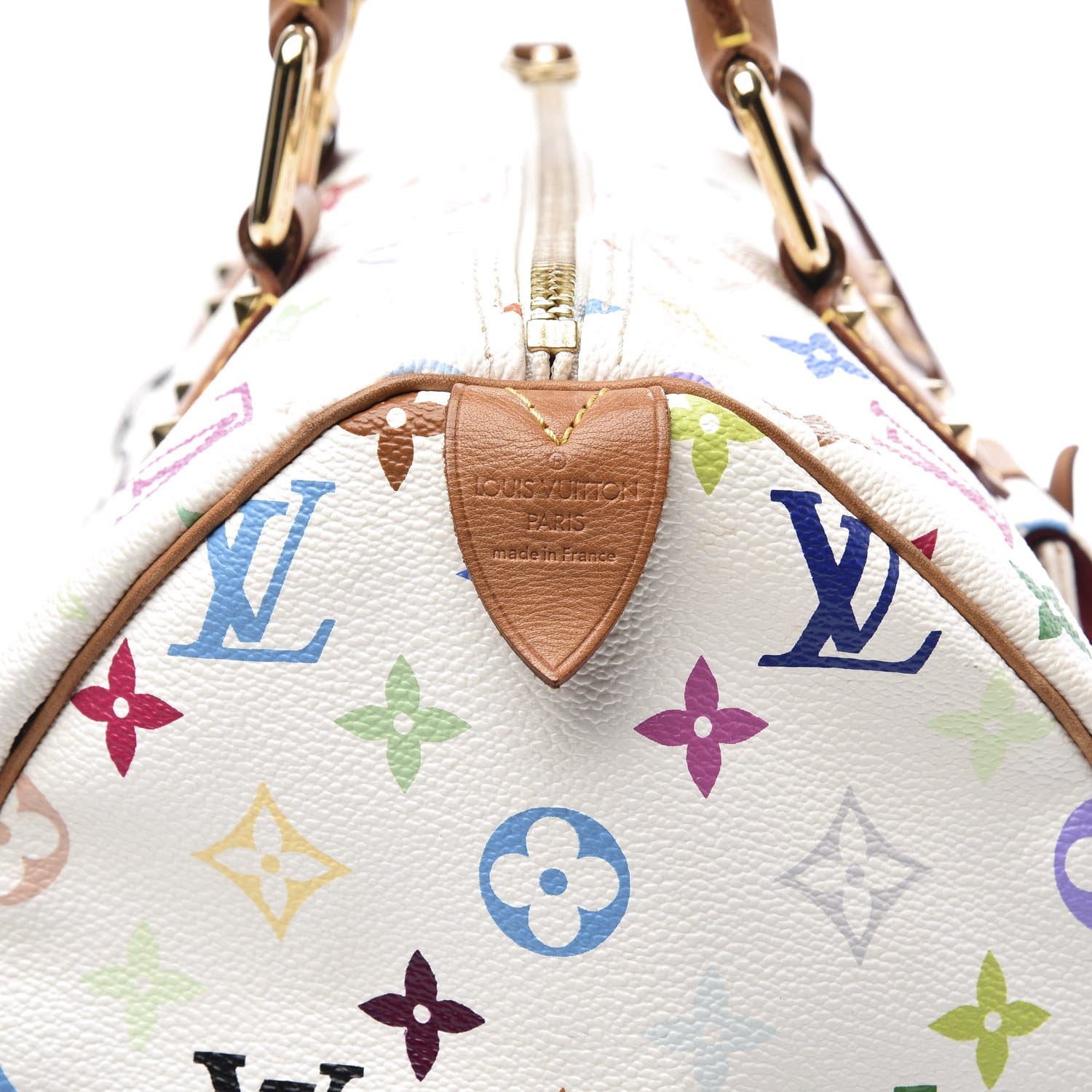 Louis Vuitton Monogram Multicolor Speedy 30 White 9 of 12