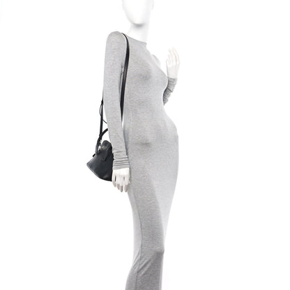 The Row Saddle Calfskin Mini Devon Bag Black 2 of 9