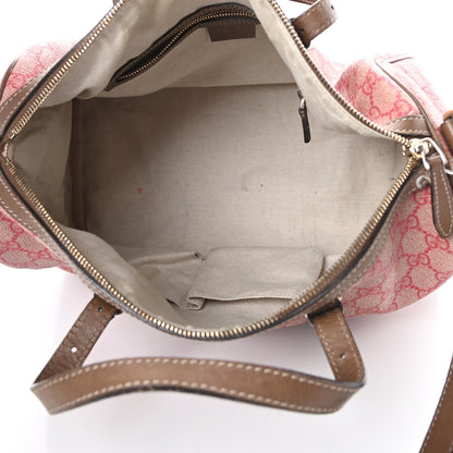 Gucci GG Supreme Monogram Medium Nice Boston Red 5 of 22