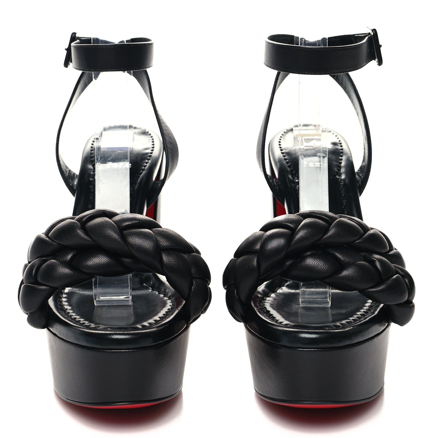 Christian Louboutin Nappa Movida Brio 130 Platform Pump 36.5 Black 2 of 7