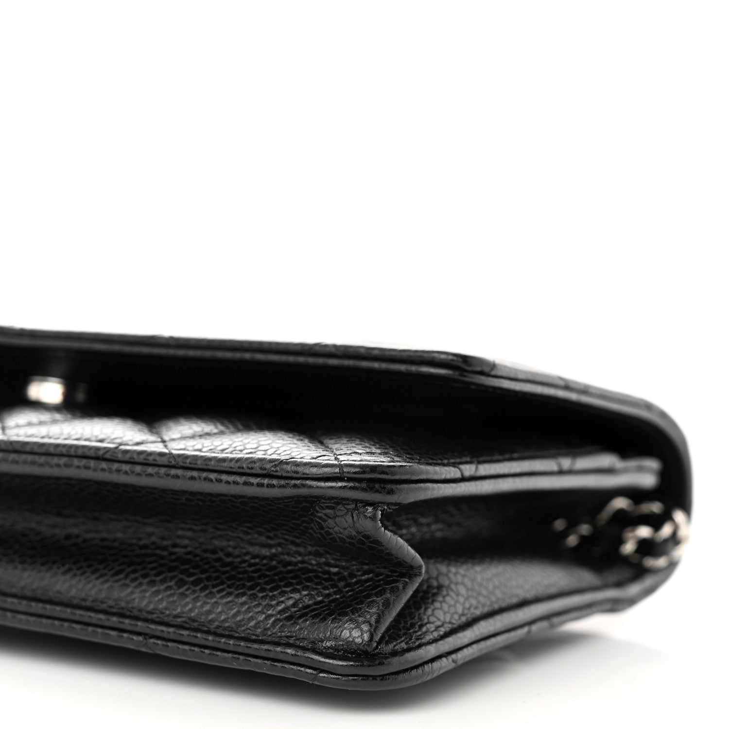 Chanel Caviar Quilted Wallet on Chain WOC Black 11 of 12