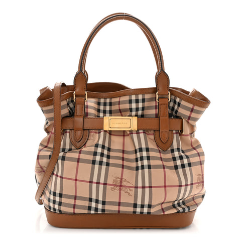 Haymarket Check Medium Golderton Tote Mid Camel