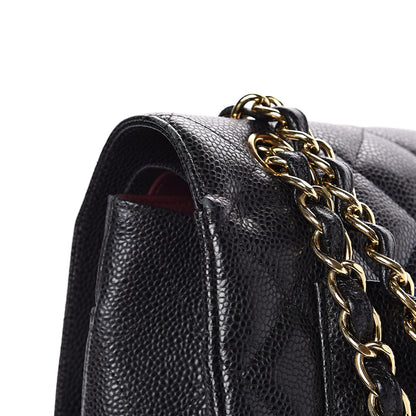 Chanel Caviar Quilted Maxi Double Flap Black 8 of 18