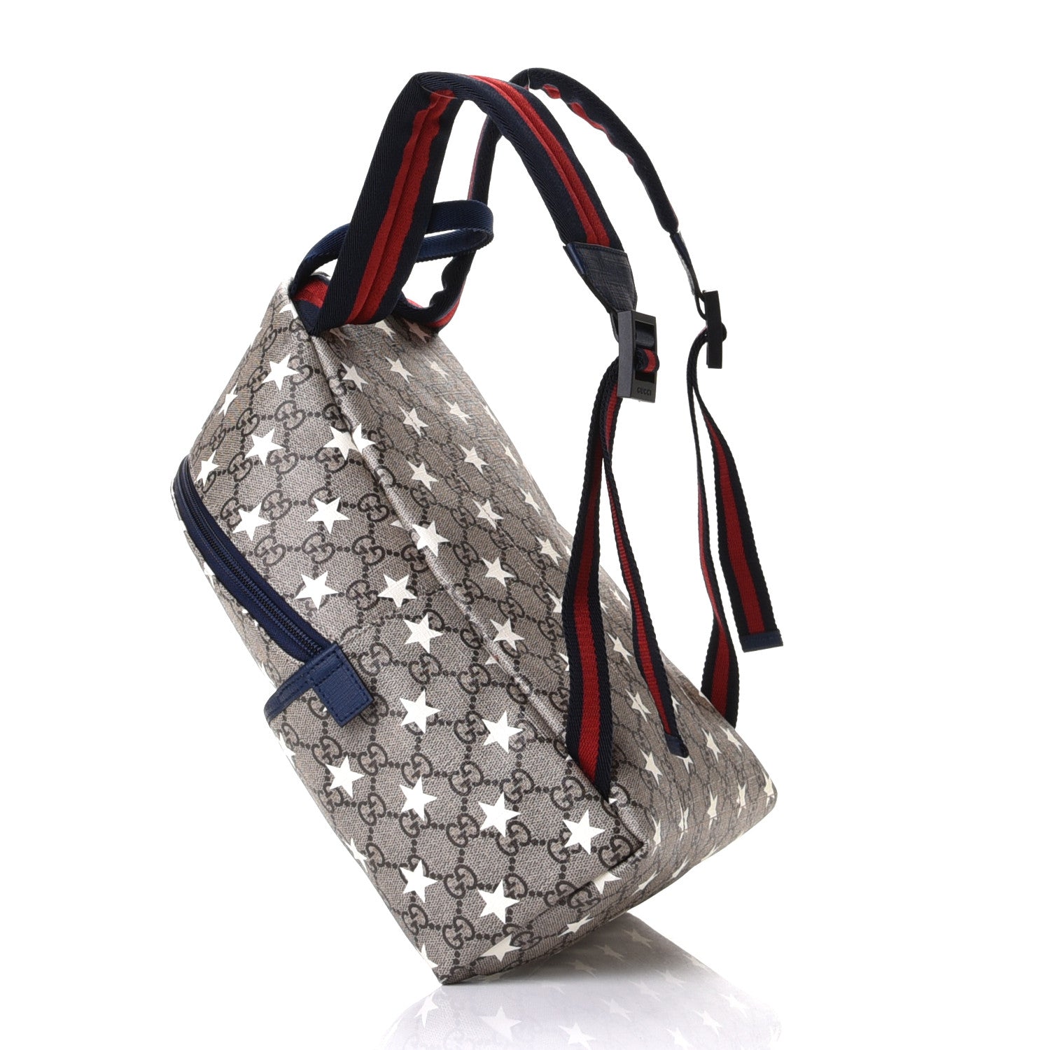 Gucci GG Supreme Monogram Stars Childrens Backpack Beige Ebony Yellow Royal 2 of 5