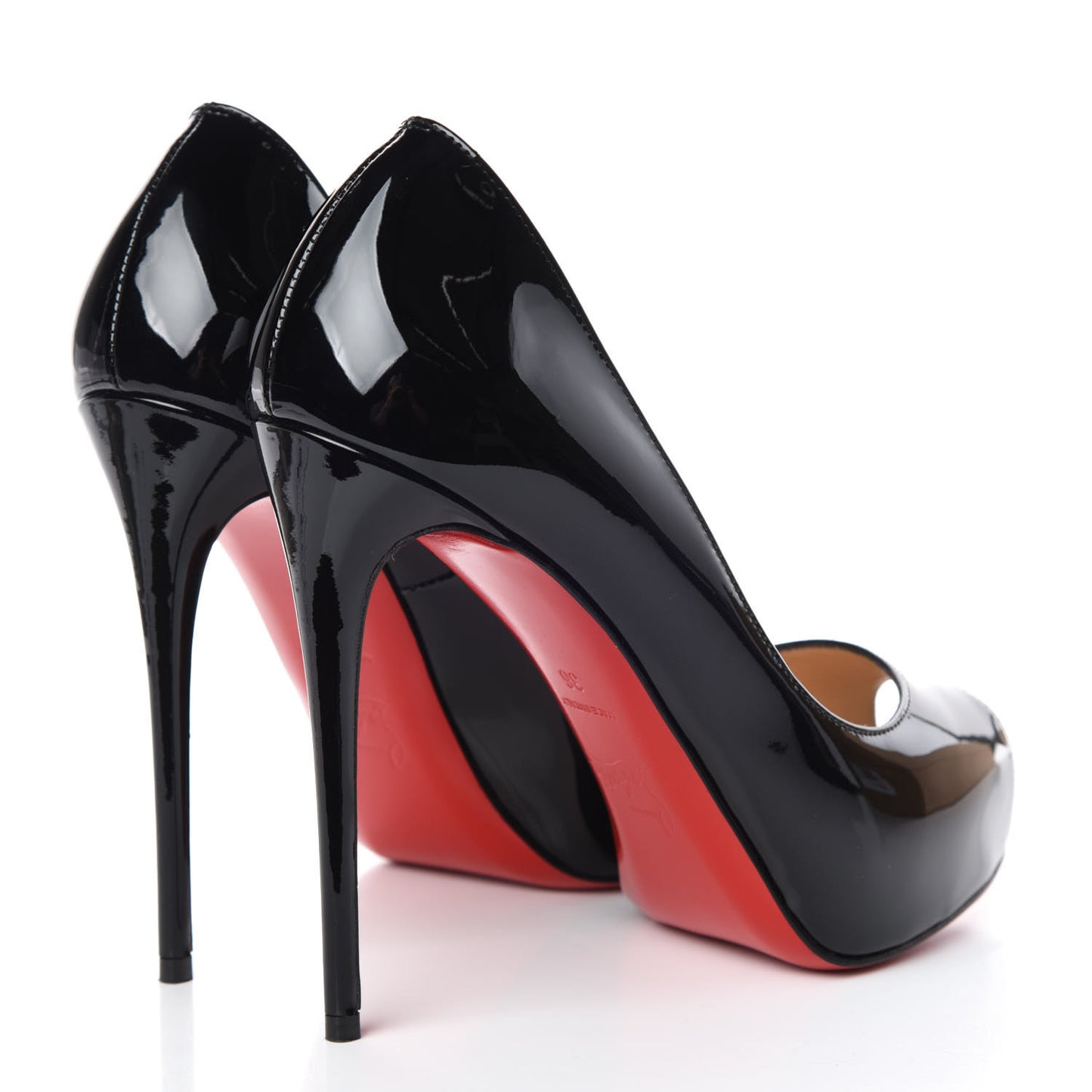 Patent New Very Prive 120 Pumps 36 Black