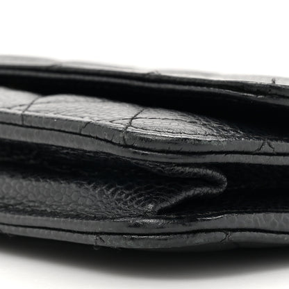 Chanel Caviar Quilted Wallet On Chain WOC Black 11 of 18
