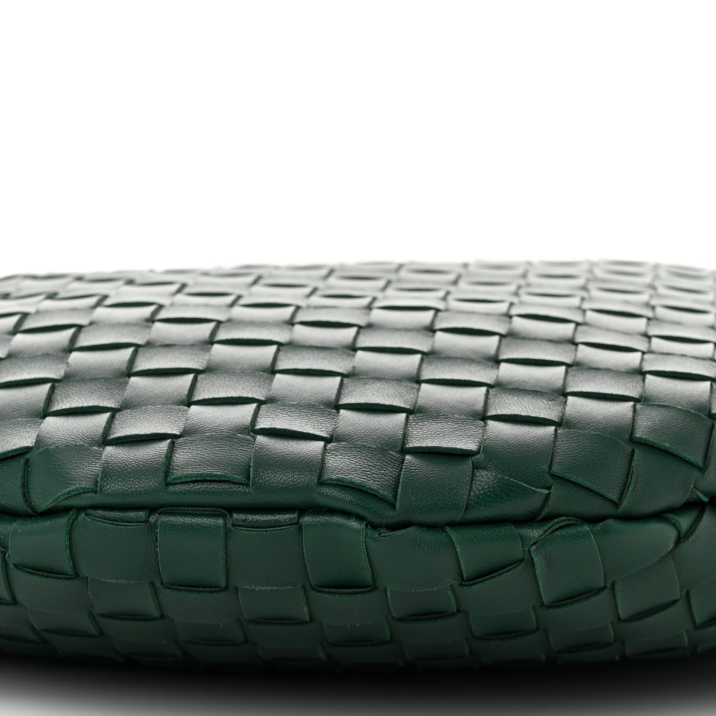 Nappa Intrecciato Medium Sardine Bag Emerald Green