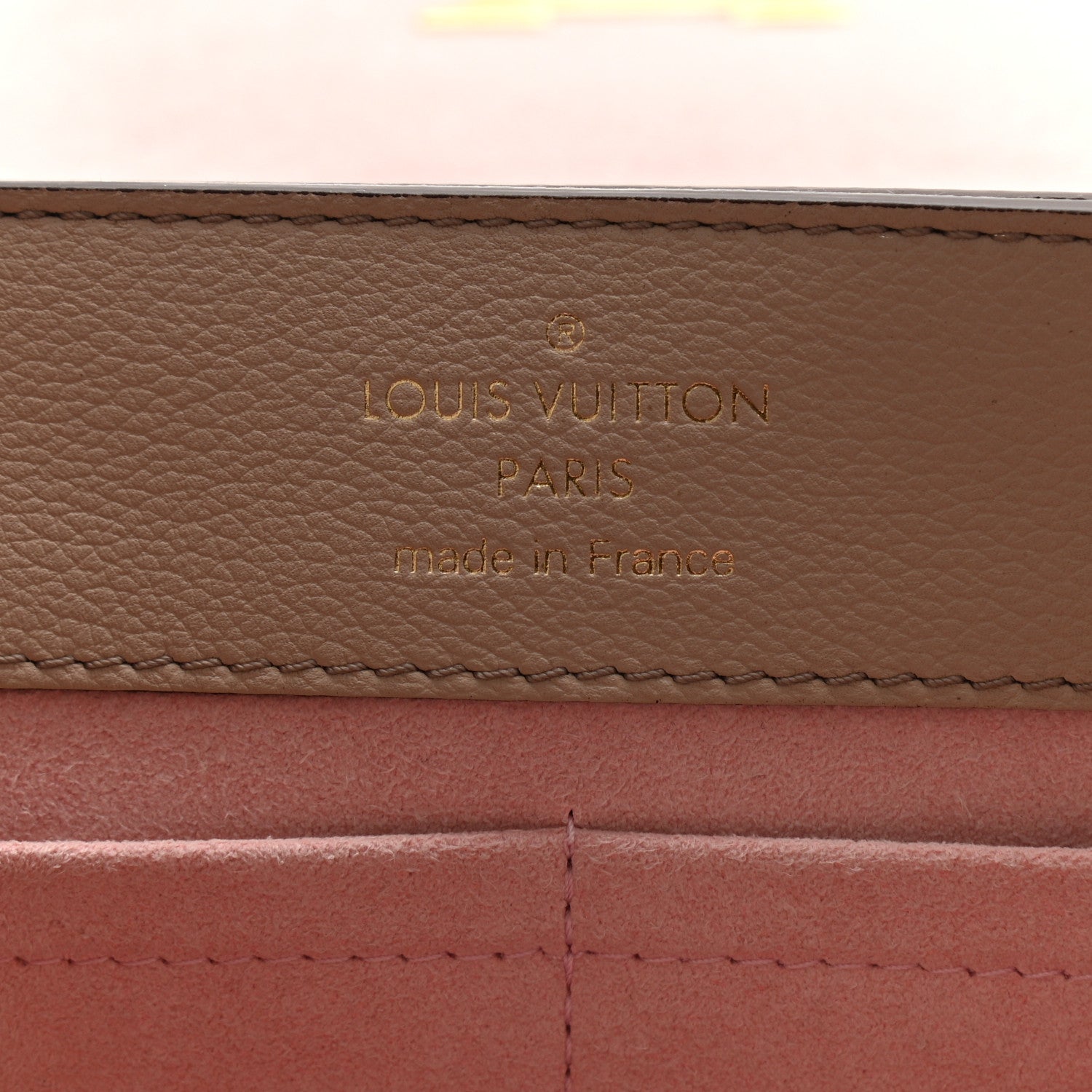 Louis Vuitton Soft Calfskin Lockme Ever MM Greige 6 of 9