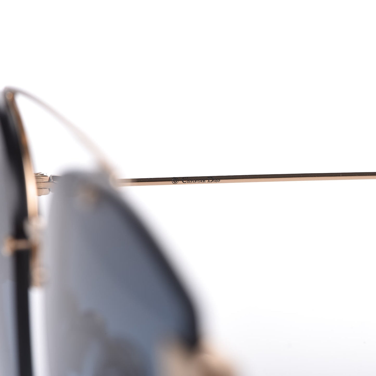 Metal Diorstronger Sunglasses Gold