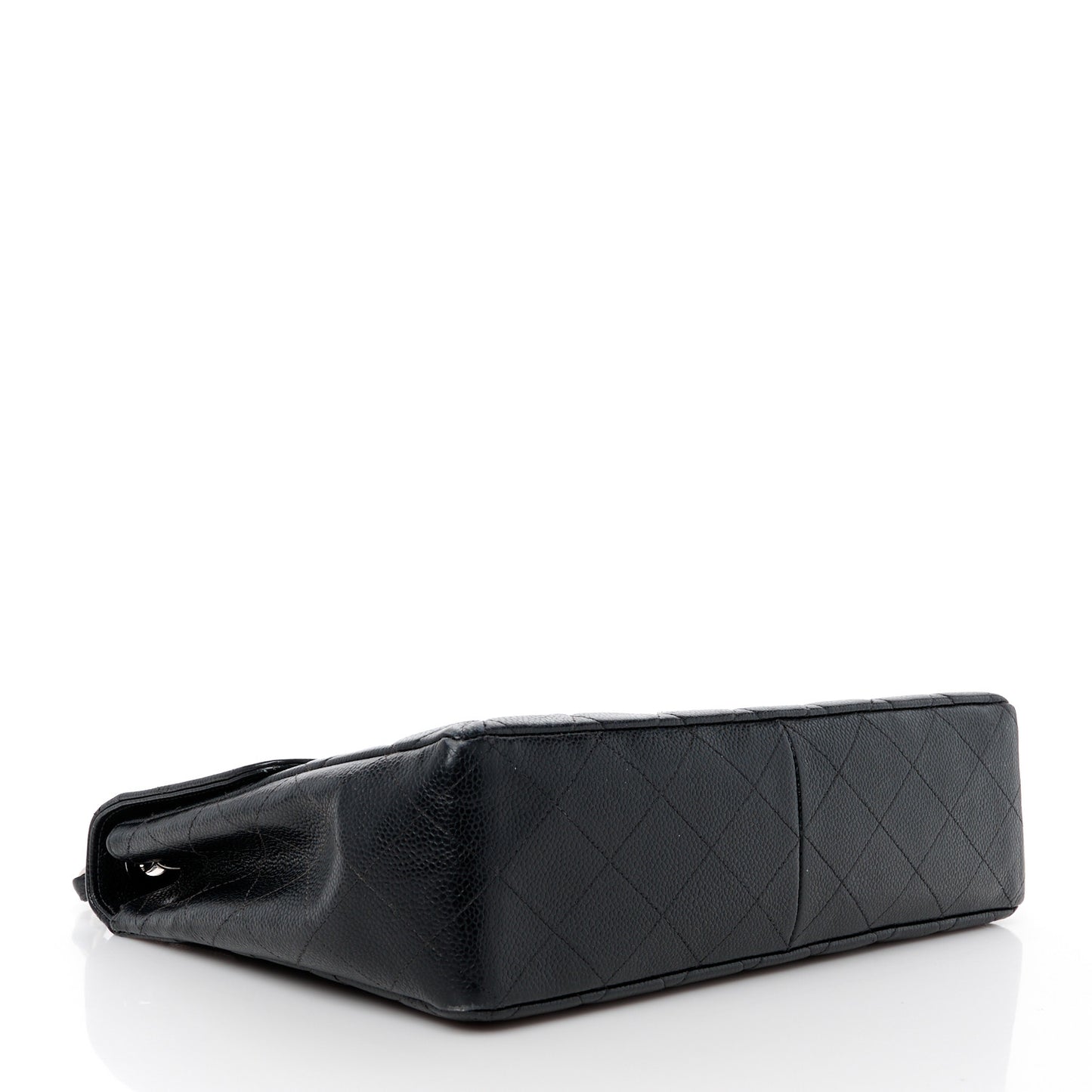 Caviar Jumbo Single Flap Black