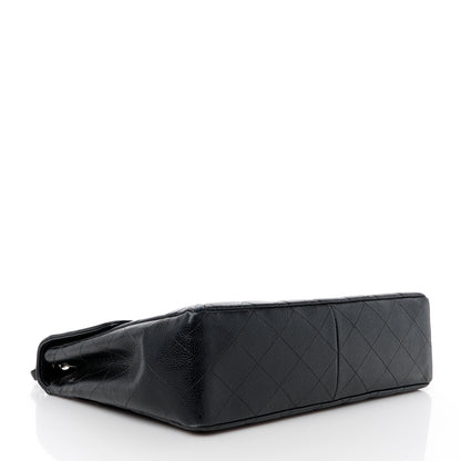 Chanel Caviar Jumbo Single Flap Black 4 of 14