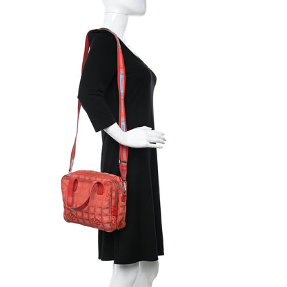 Chanel Nylon Small Travel Tote Red 2 of 18